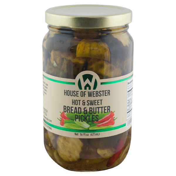 Hot & Sweet Bread & Butter Pickles - HouseofWebster