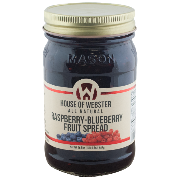 Raspberry Blueberry Fruit Spread - HouseofWebster